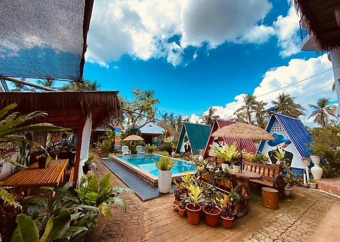 リゾート La Provinzia Exclusive Use - 3 Air-conditioned 3 Fan Cooled Huts Good For 12 People カモテス諸島